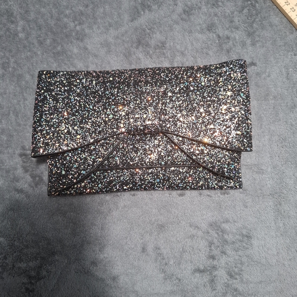 Sparkling Black Evening Clutch - Picture 5 of 13